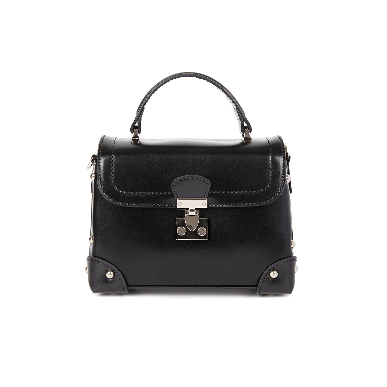 A-1551 Leather Satchel Bag (Cross strap Set) - Image 2