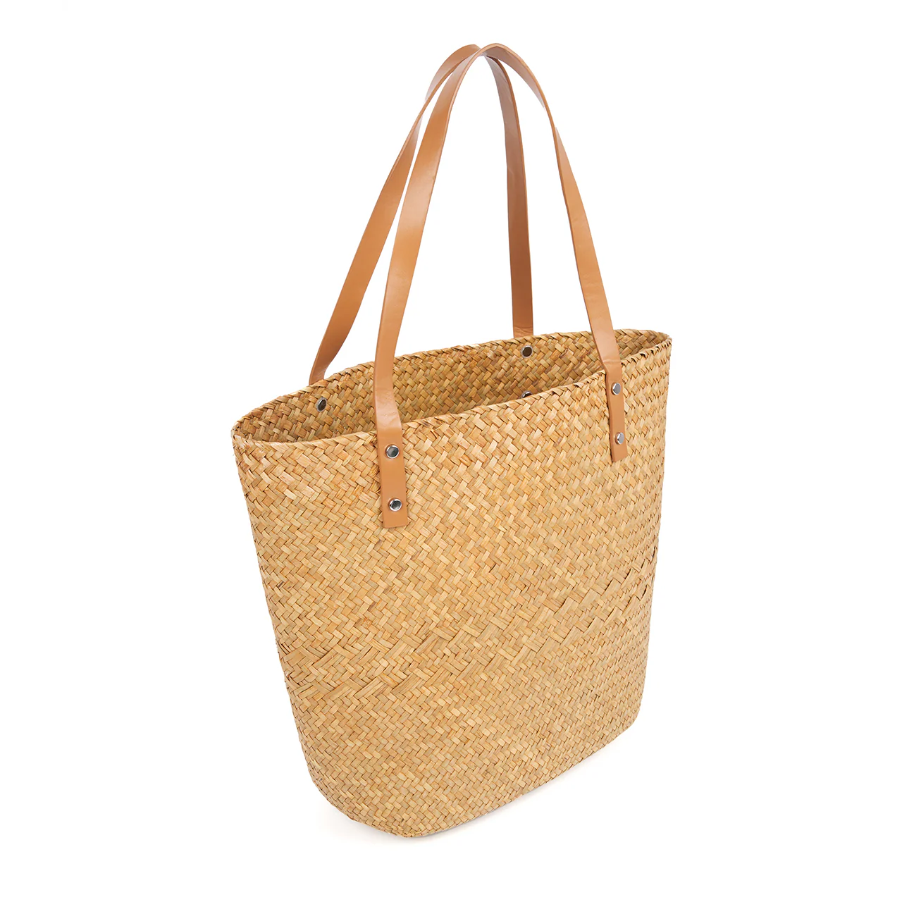 A-1581 Bamboo Big Shoulder Bag - Image 2