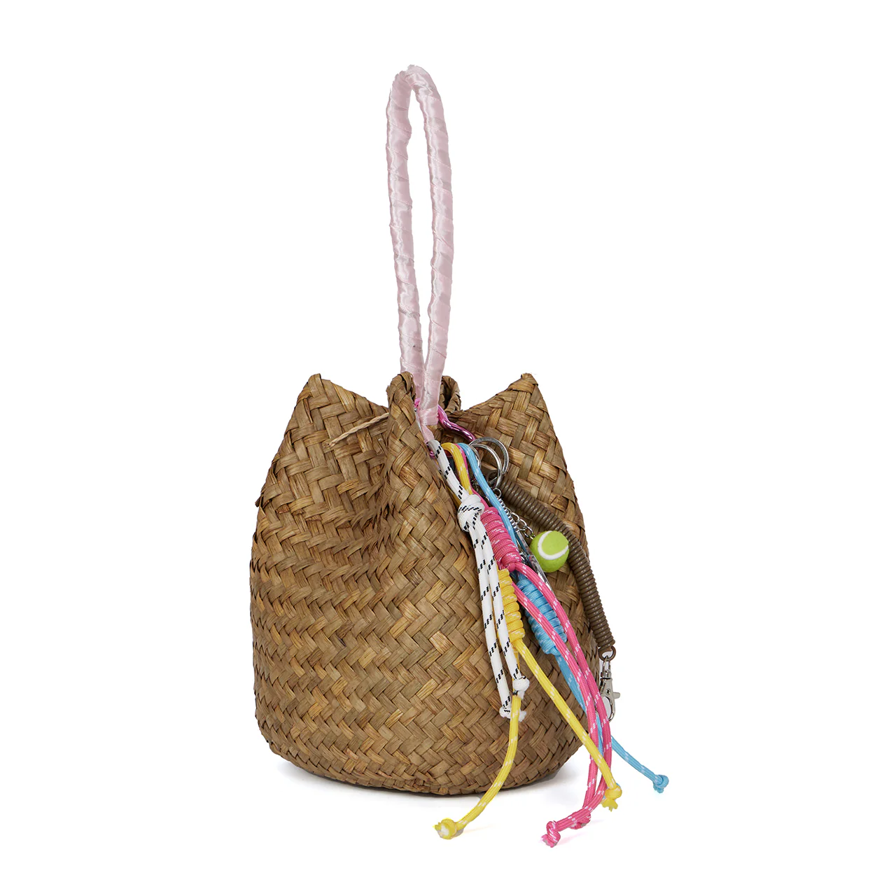 A-1603 Rattan Bucket Bag - Image 2