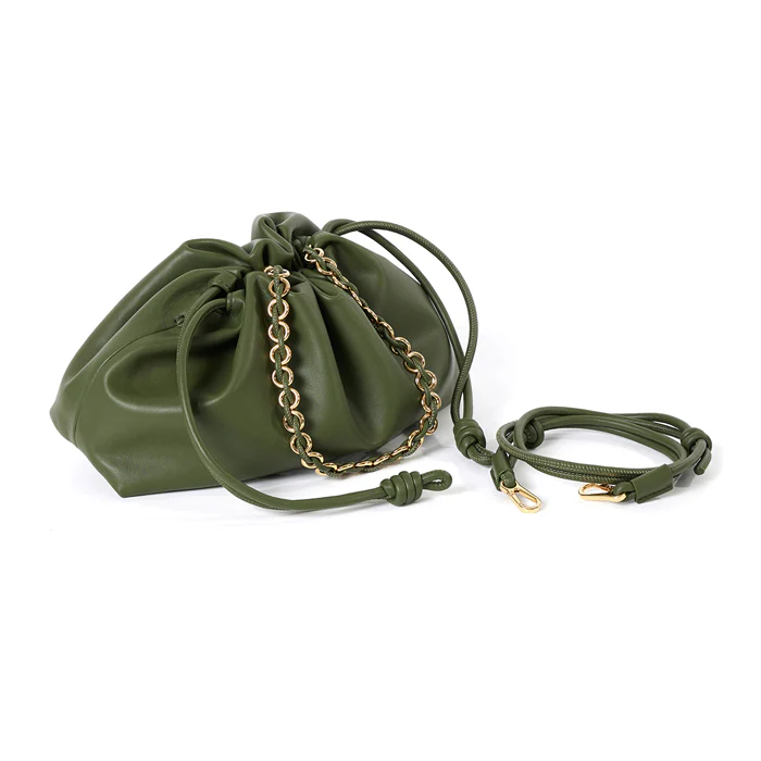 A-1636 Chain Shoulder Bag With Strap - Image 4
