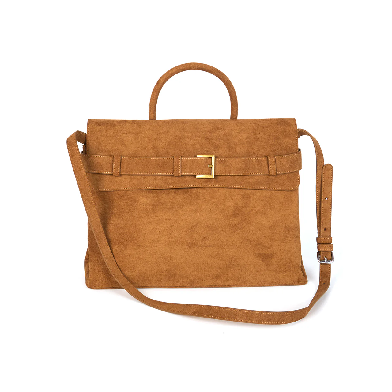 A-1639 Suede Tote Bag - Image 2