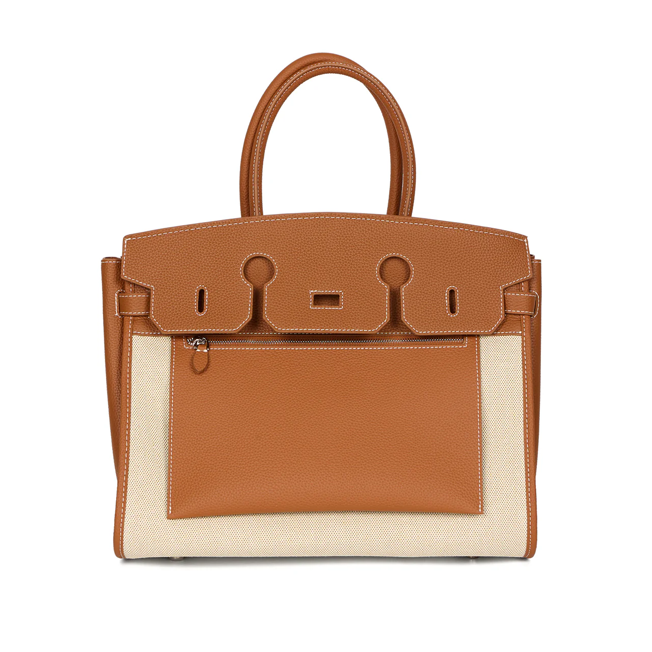 A-1664 Leather Tote Bag - Image 2