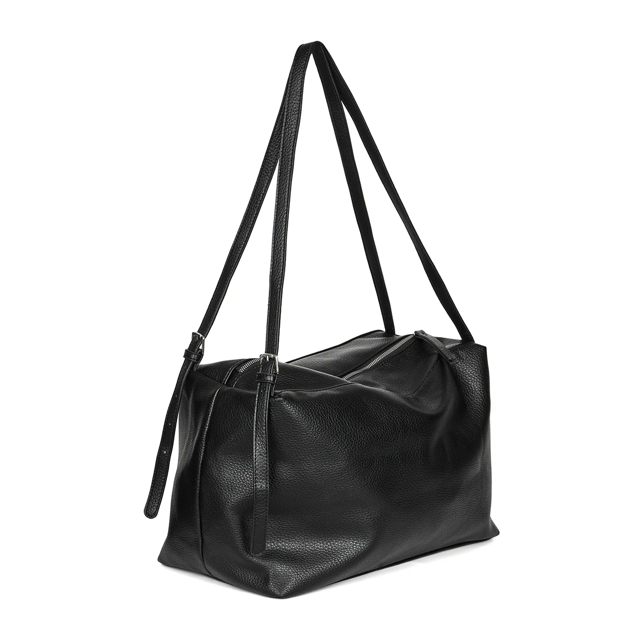 A-1669 Big Leather Shoulder Bag - Image 2