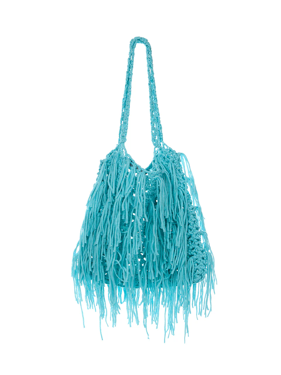 A-1741 Fringe Knit tote bag