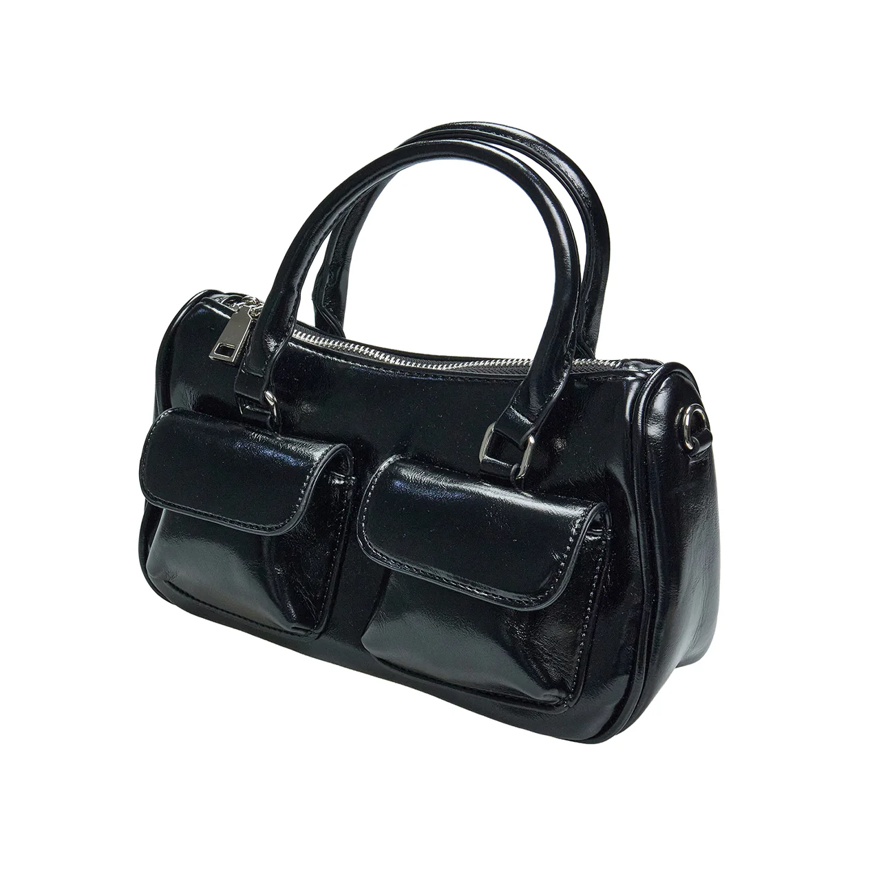 A-1766 Double Pocket Handle Bag - Image 2