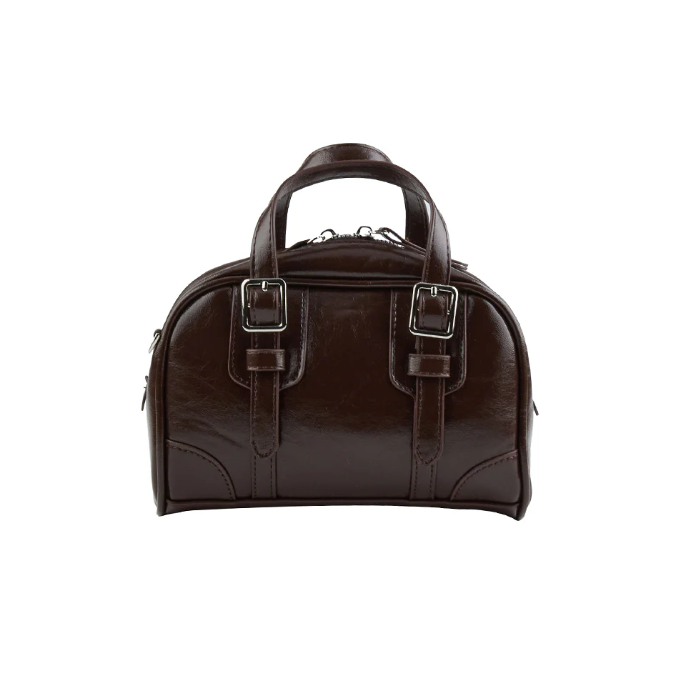 A-1767 Buckle Round Handle Bag - Image 2