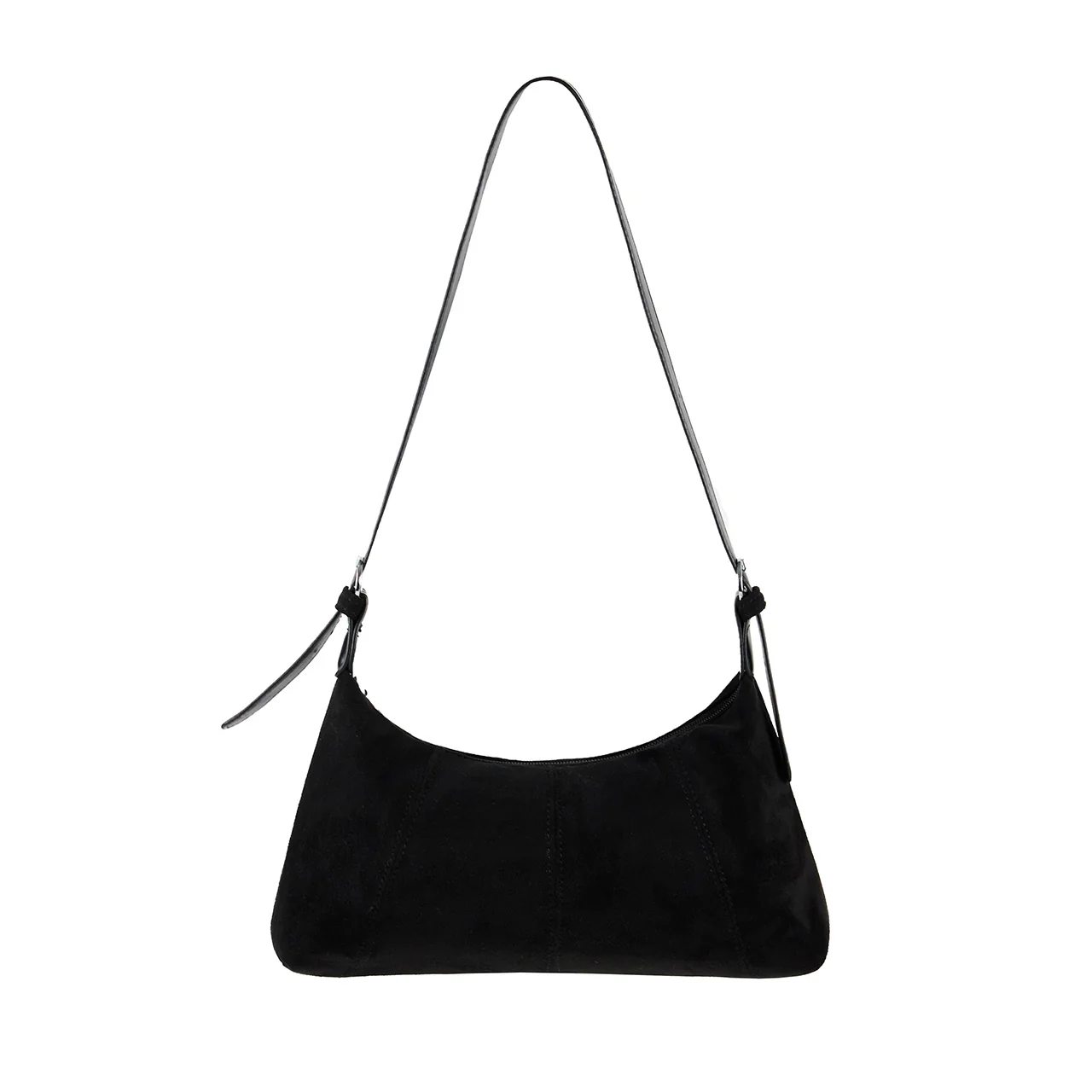 A-1777 Suede Hobo Bag - Image 2