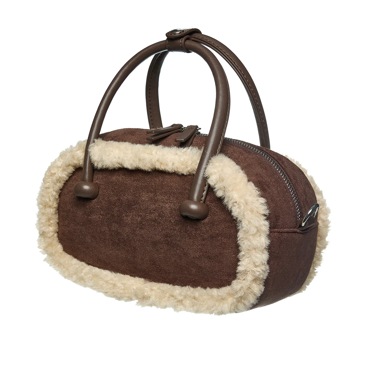 A-1812 Fur Tote Bag - Image 2
