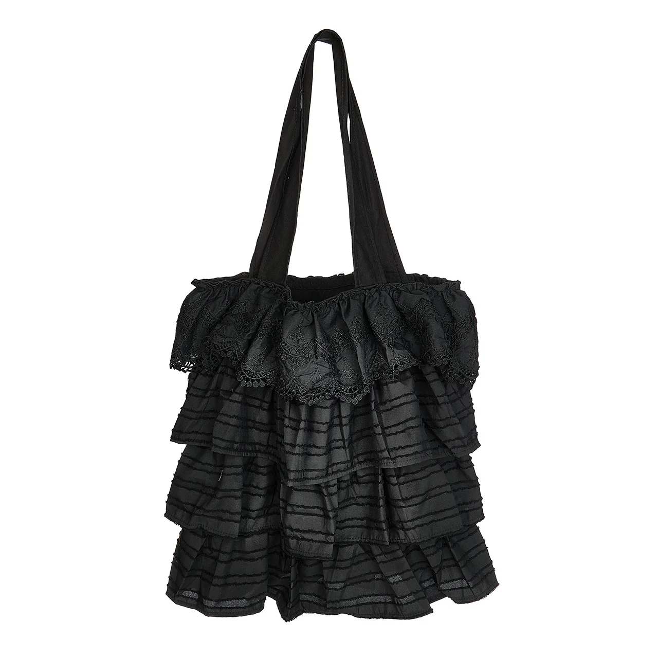 A-1835 Frill Tiered Shoulder Bag - Image 2