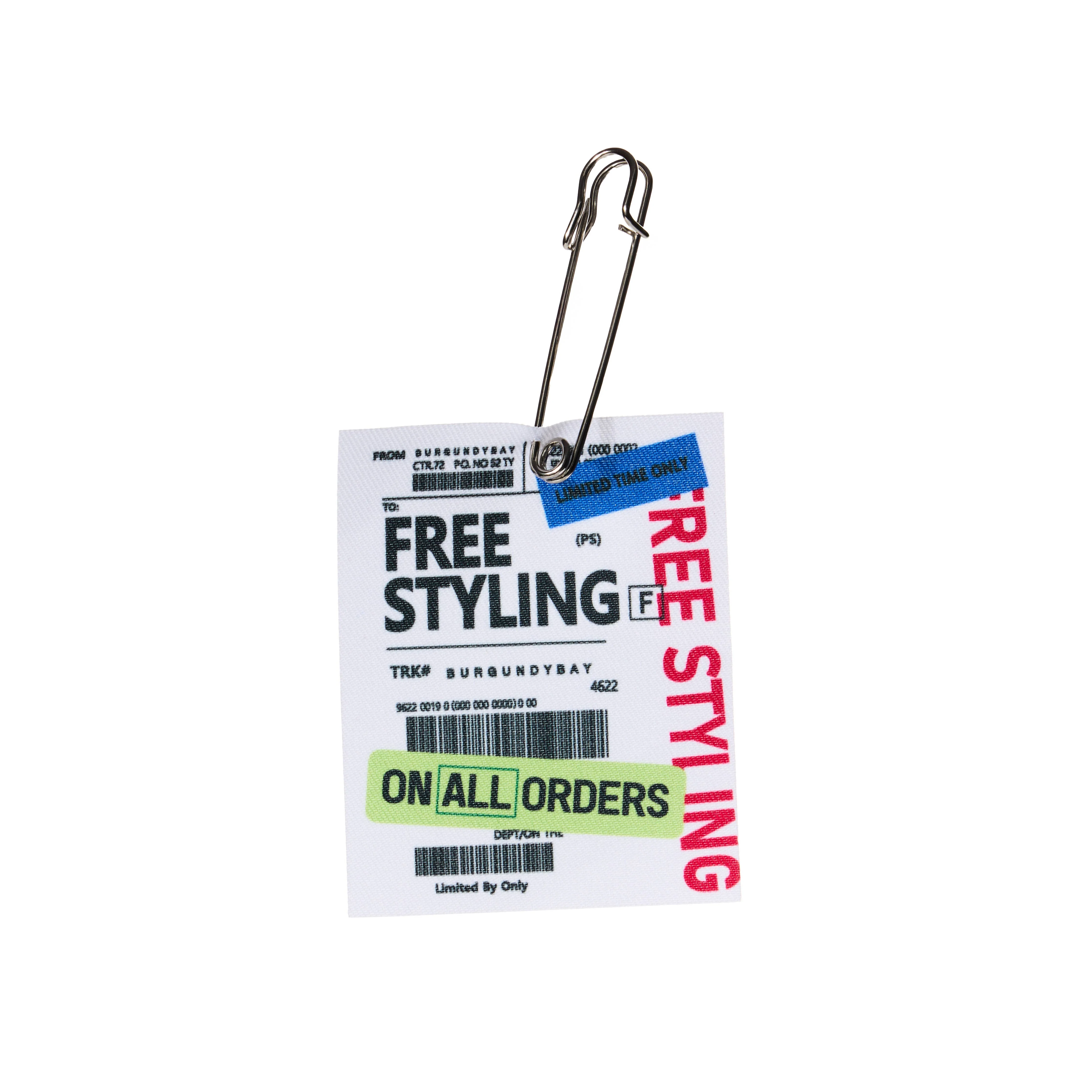 AB-197 Clip Label Brooch - Image 2