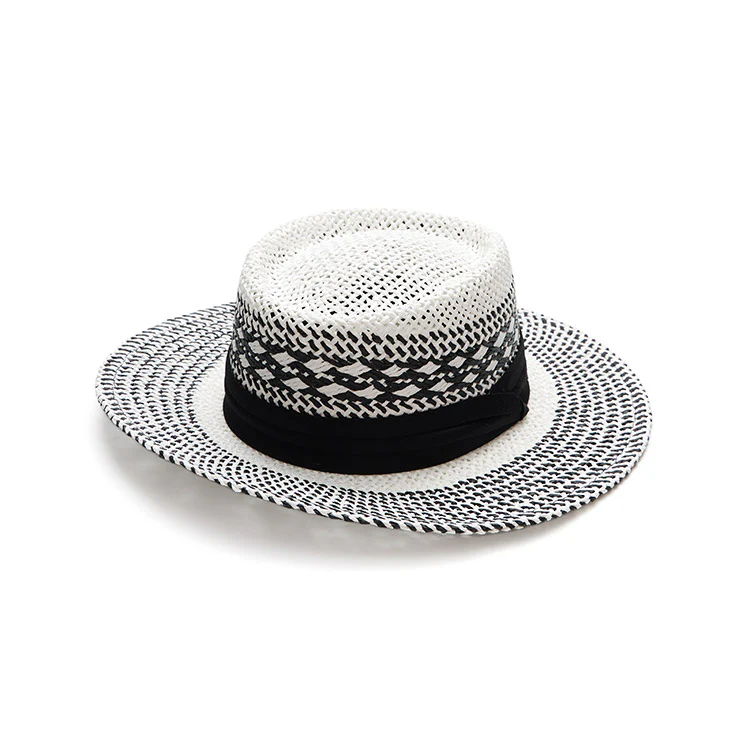 AC-748 Paper Color Contrasting Fedora - Image 2