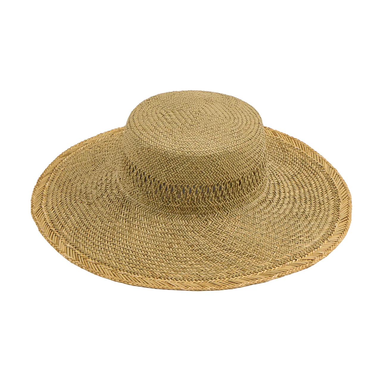 AC-896 Wide Sand Straw Hat - Image 2