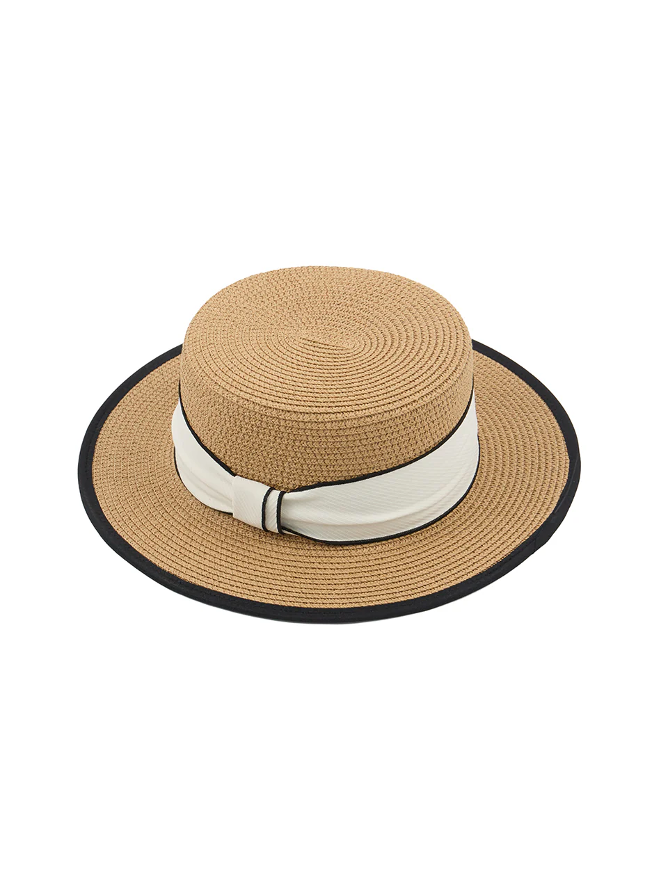 AC-898 Crown Color Block Boater Hat