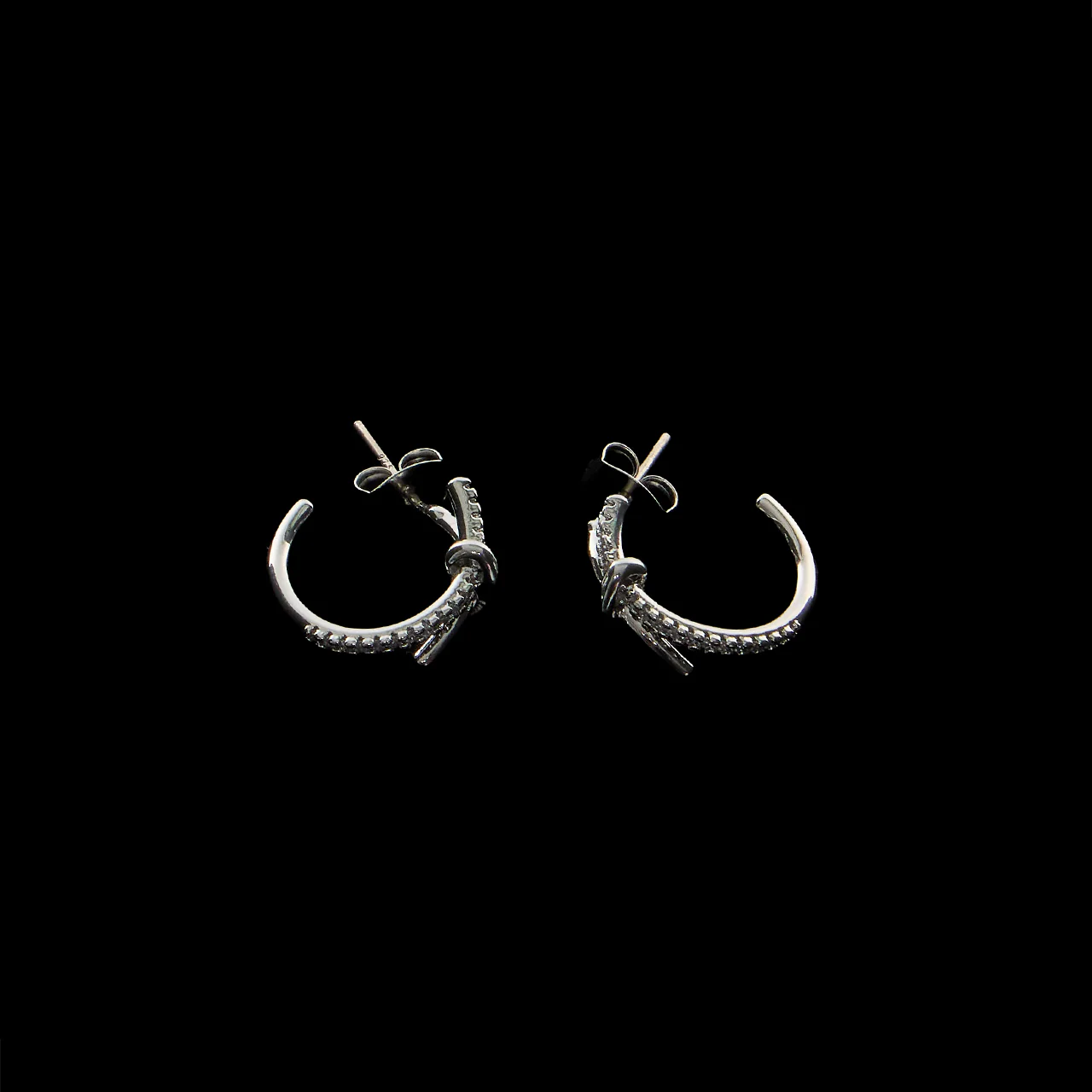 AJ-6615 Earrings (Post Silver 925) - Image 2