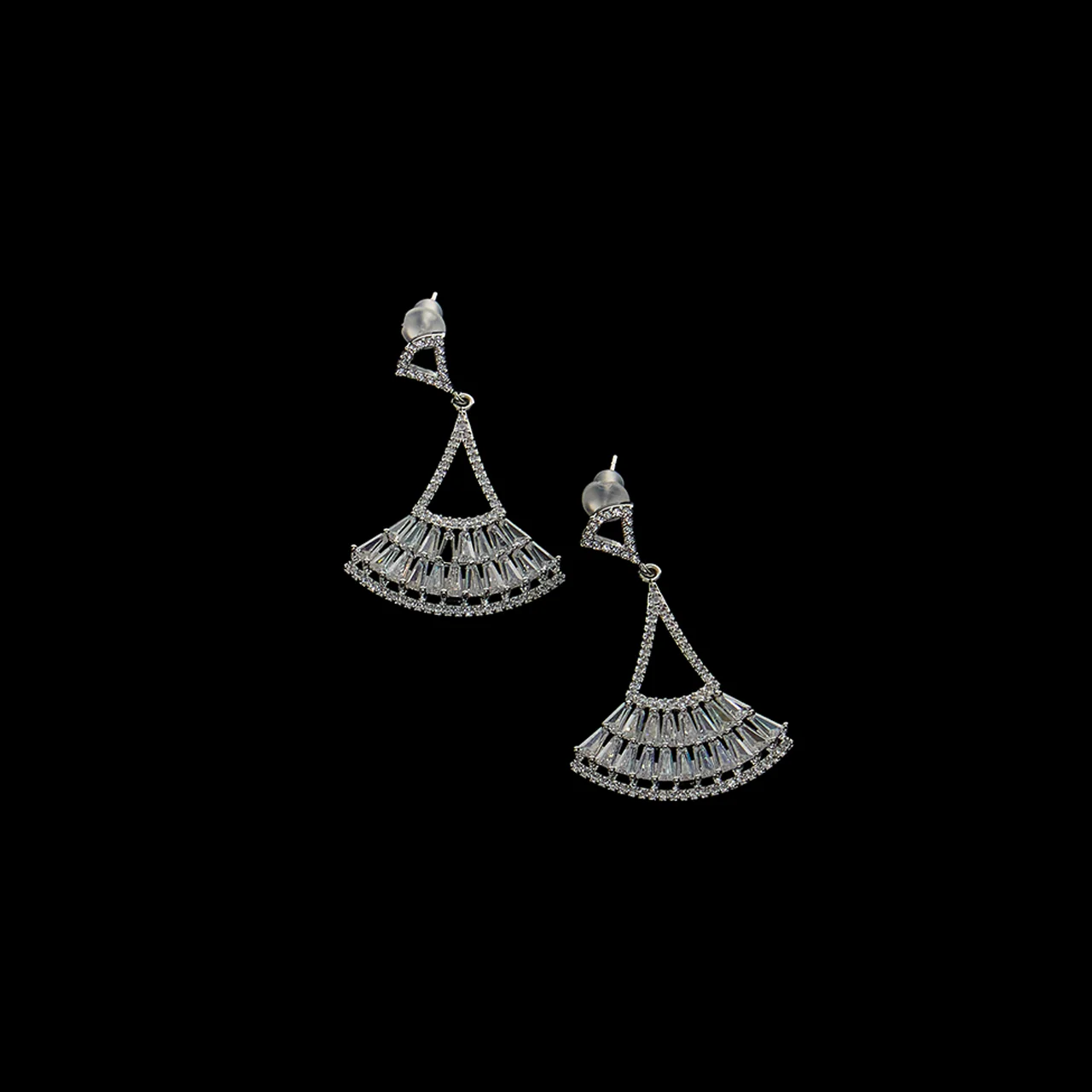 AJ-6620 Earrings (Post Silver 925) - Image 2