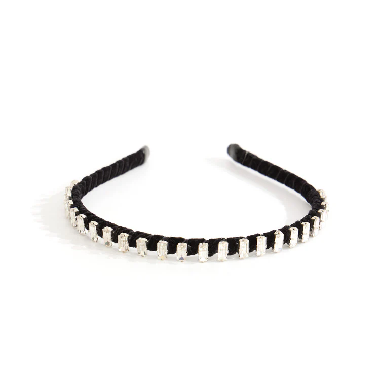 AP-476 Velvet Cubic Hairband - Image 2