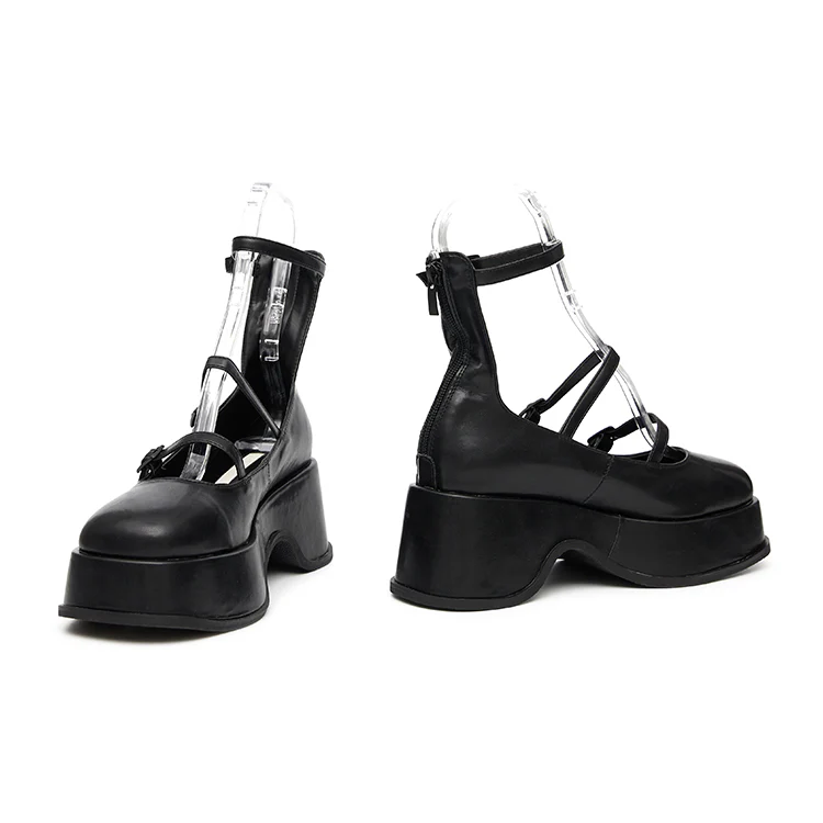 AR-3063 Strap platform Pumps - Image 2