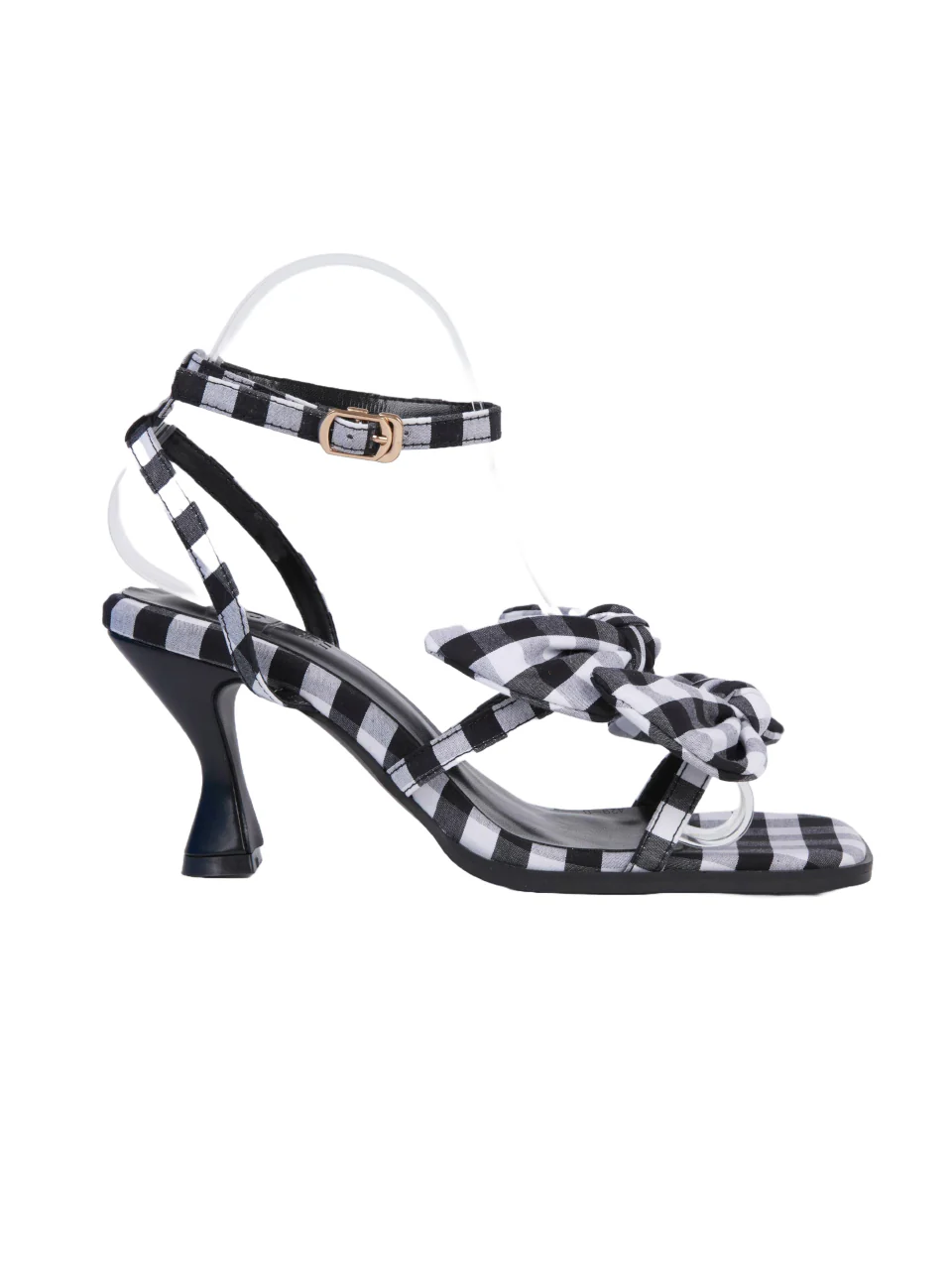 AR-3311 Ribbon Plaid Sandals - Image 2