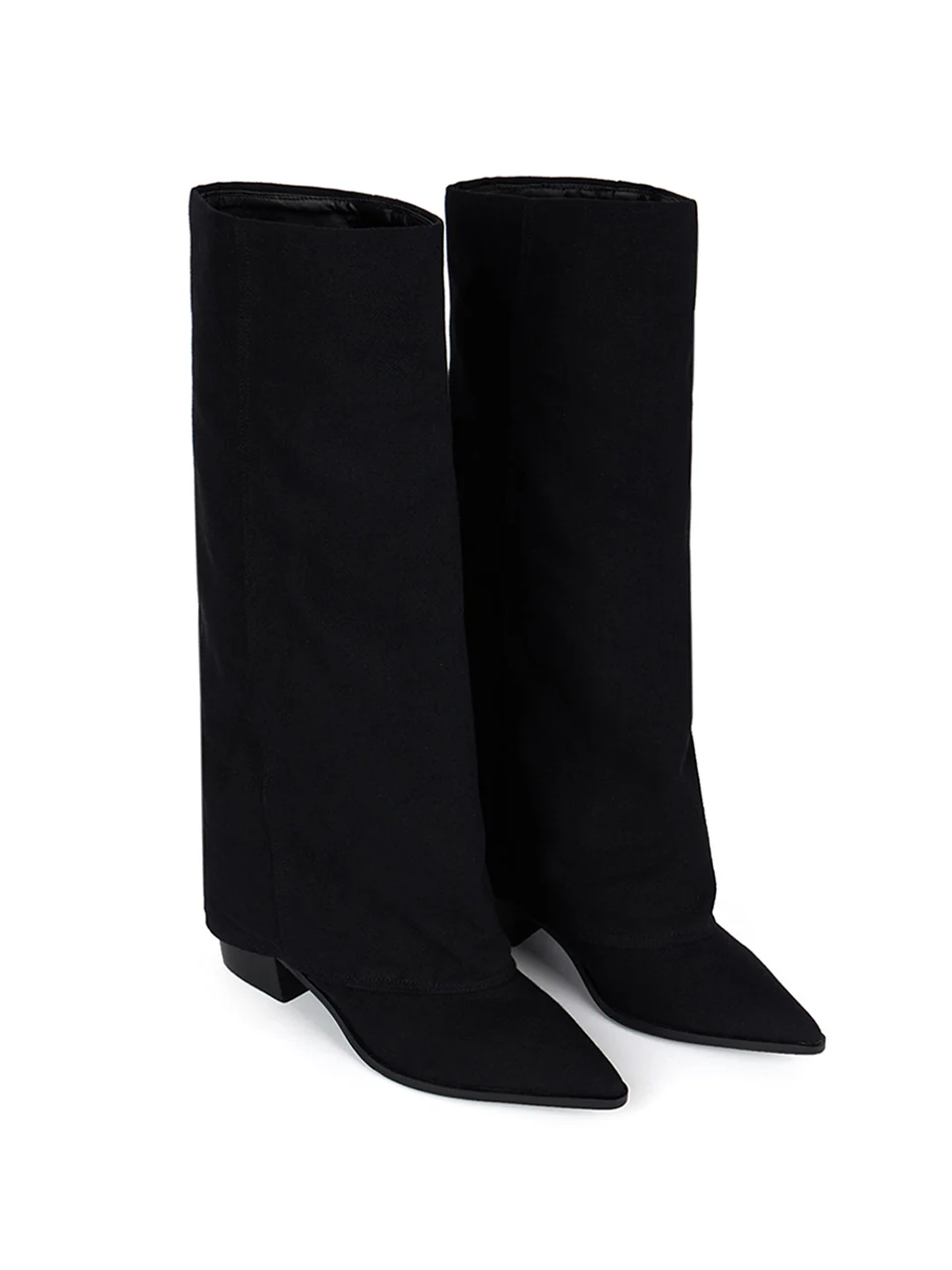 AR-3327 Fold Over Leather Boots