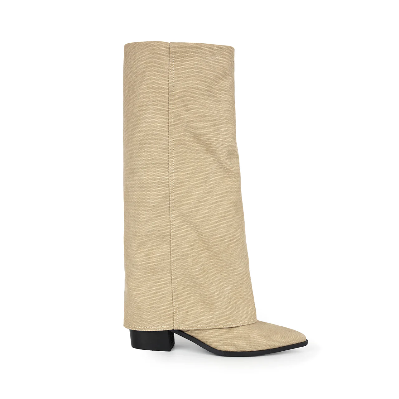 AR-3327 Fold Over Leather Boots - Image 2