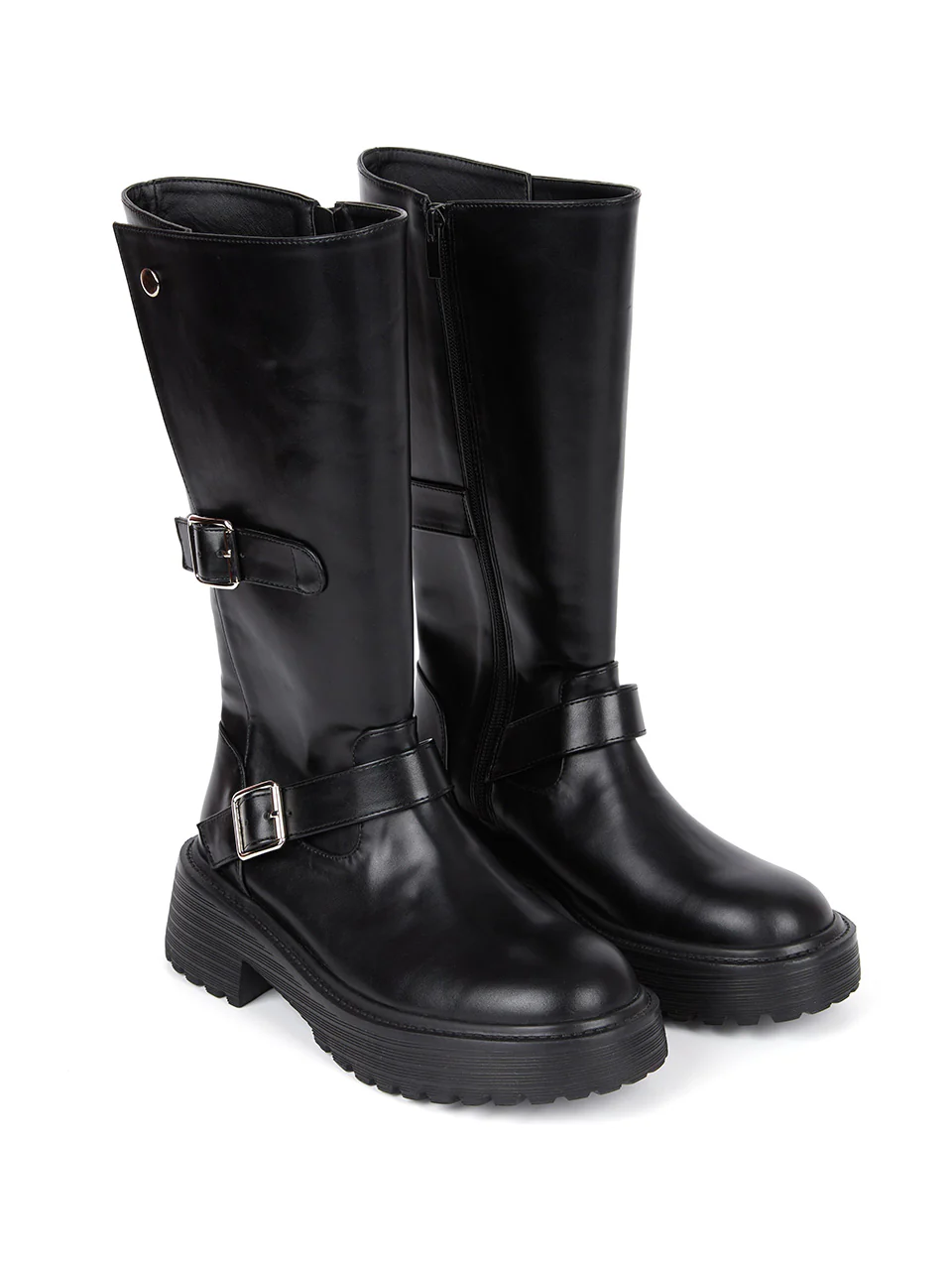 AR-3334 Belted Middle Boots