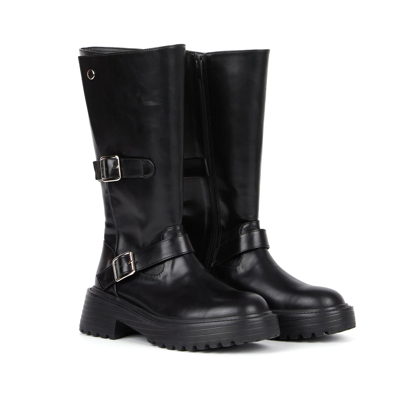 AR-3334 Belted Middle Boots - Image 2