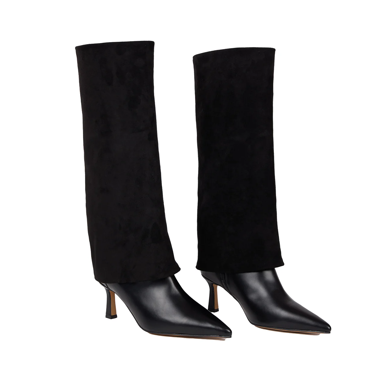 AR-3364 Suede Fold Over Boots - Image 2