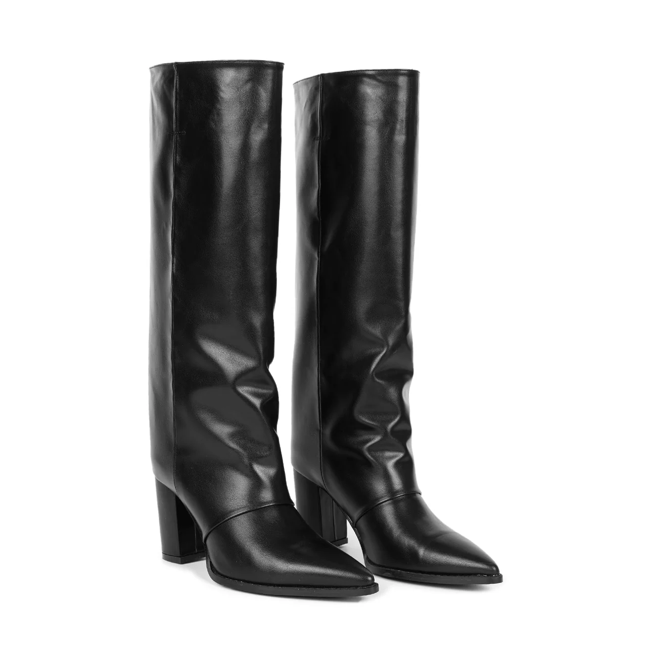 AR-3369 Leather Long Boots - Image 2