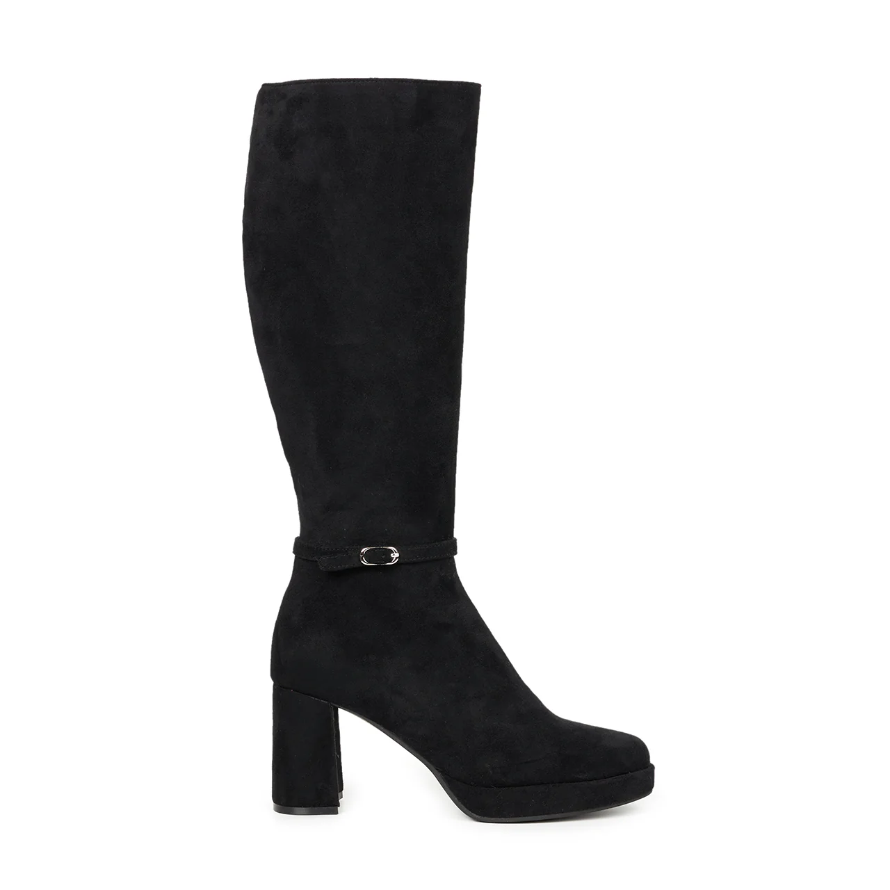 AR-3371 Belted High heels Middle Boots - Image 2