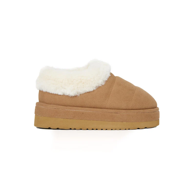 AR-3373 Fur Platform Slippers - Image 2
