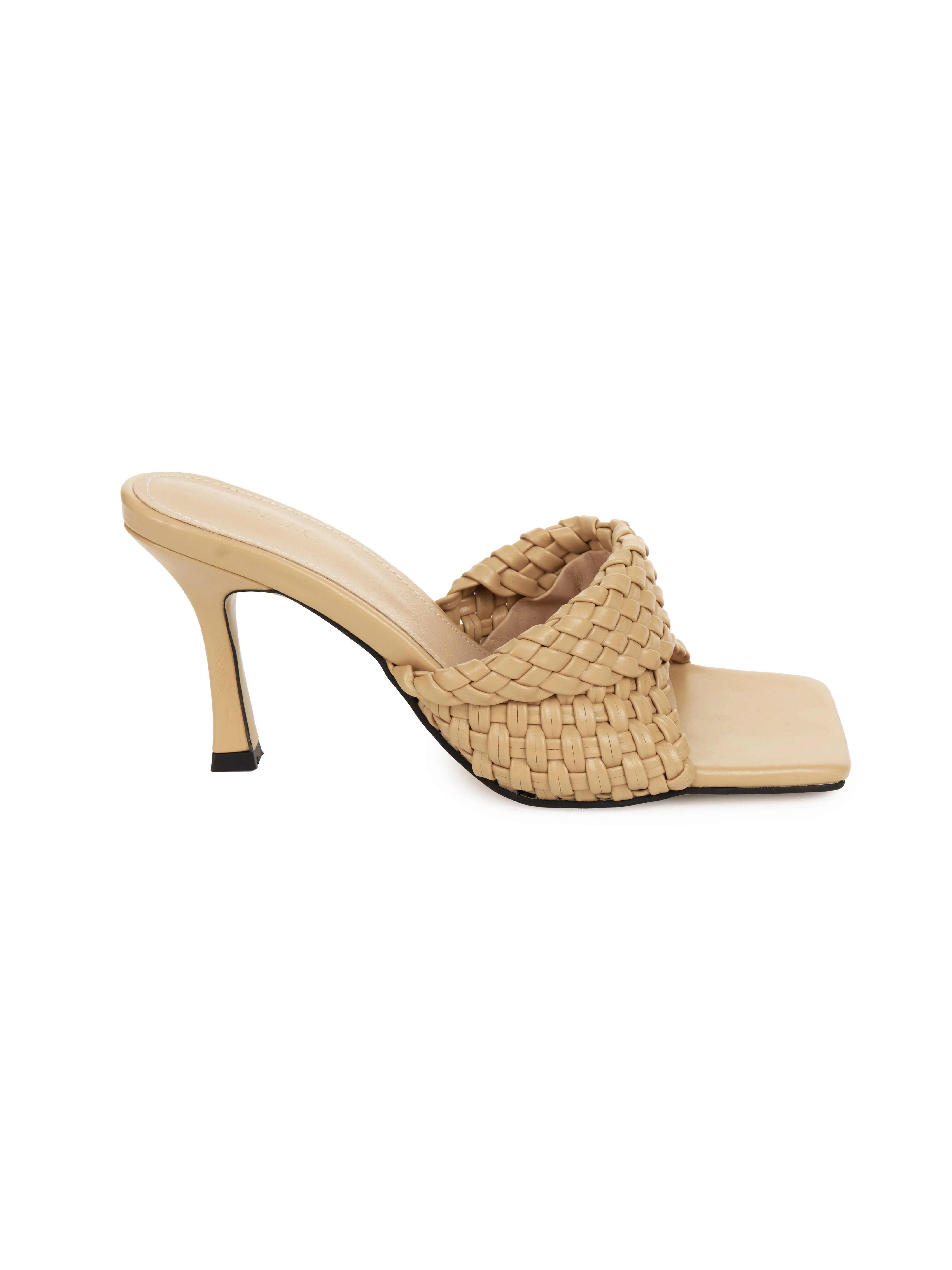 AR-3458 Cross High Heel Mule