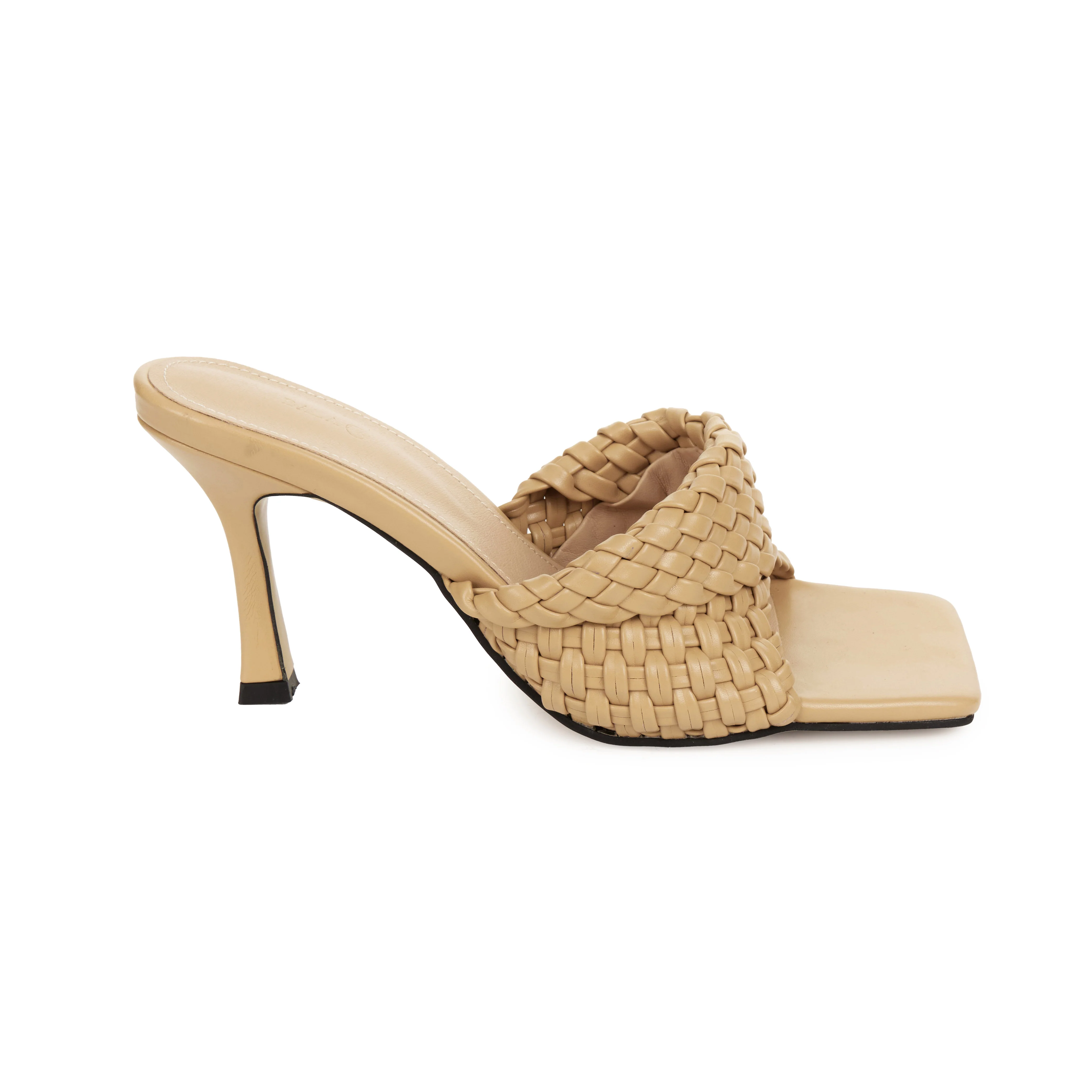AR-3458 Cross High Heel Mule - Image 2