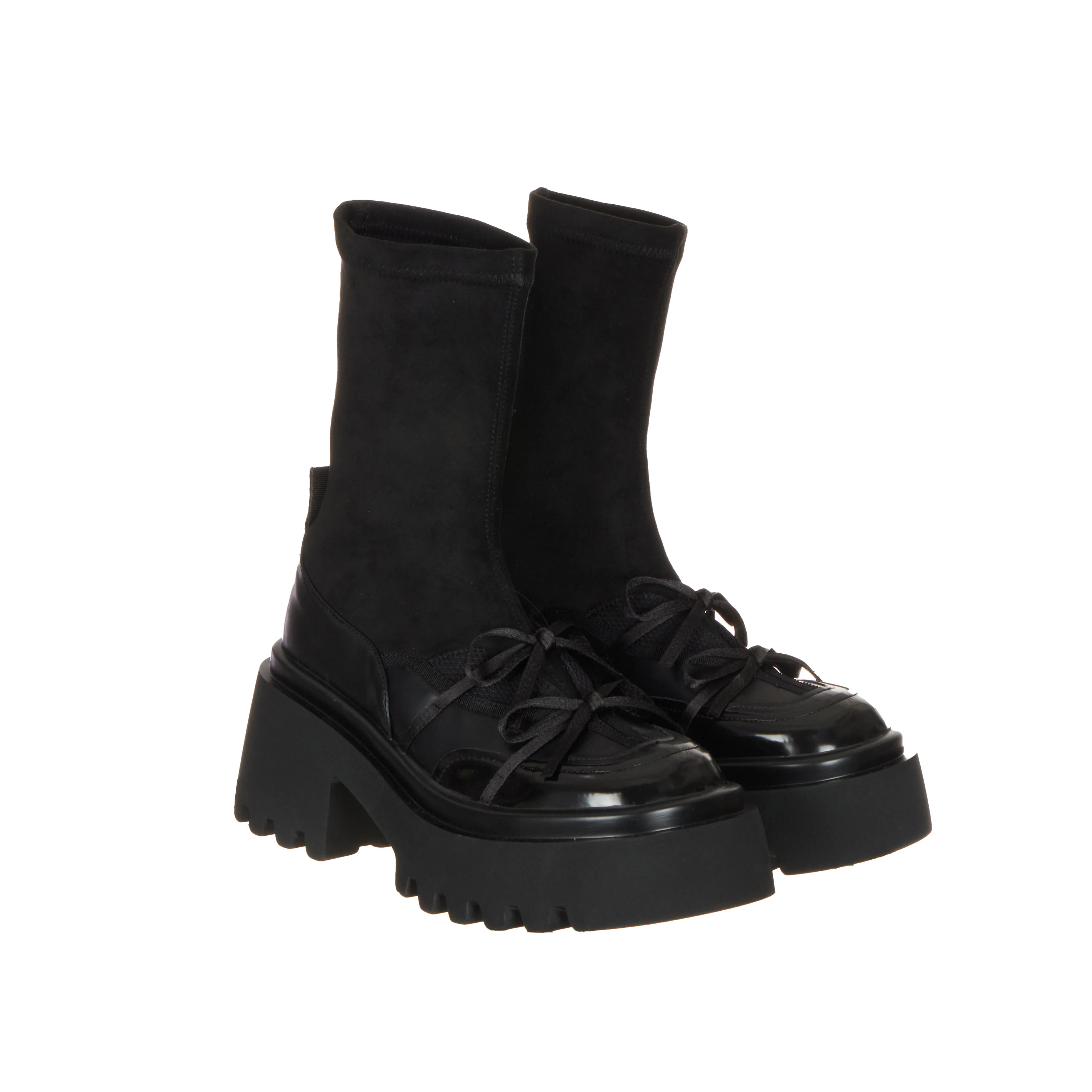 AR-3481 Platform Sock Ankle Boots - Image 2