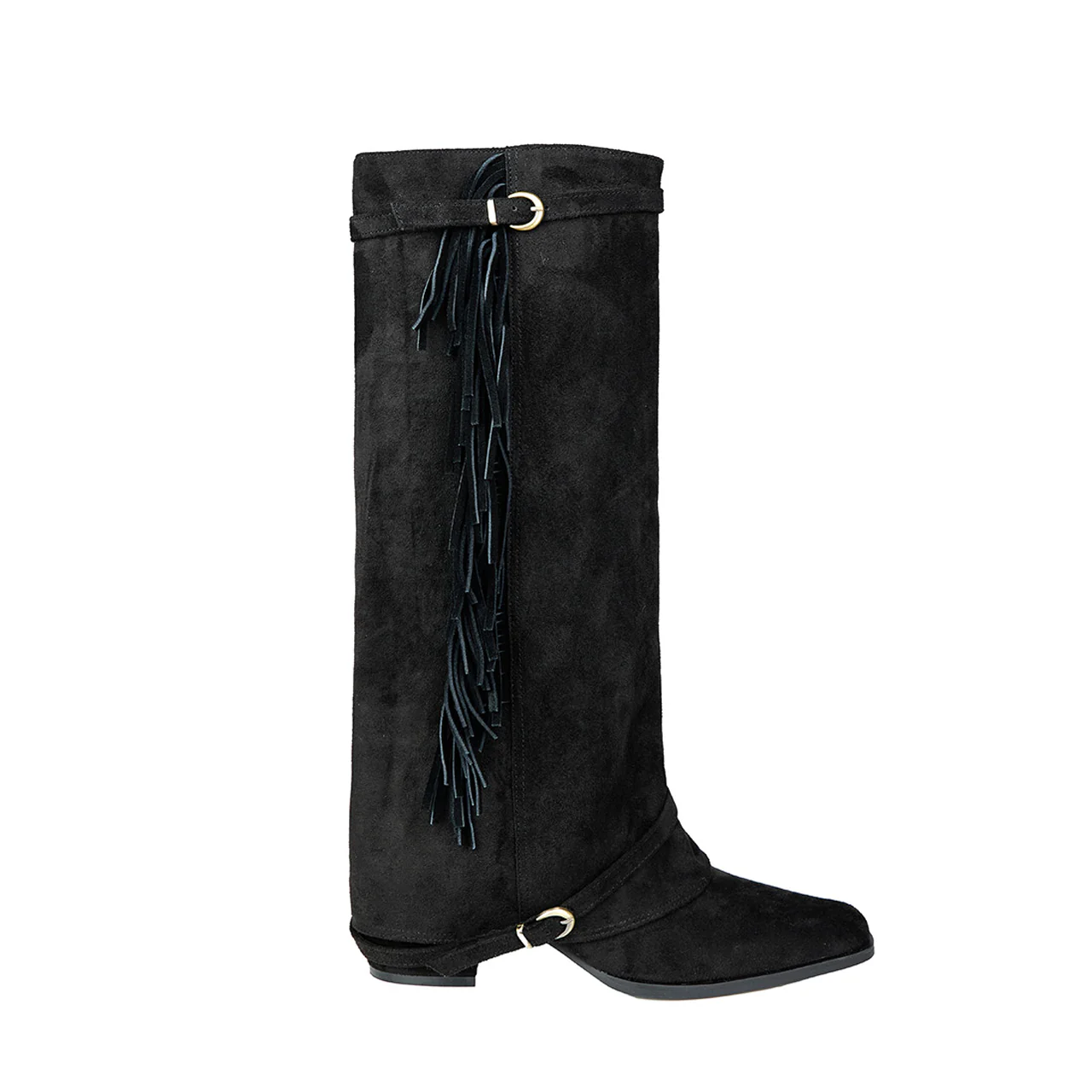 AR-3522 Suede Long Boots - Image 2