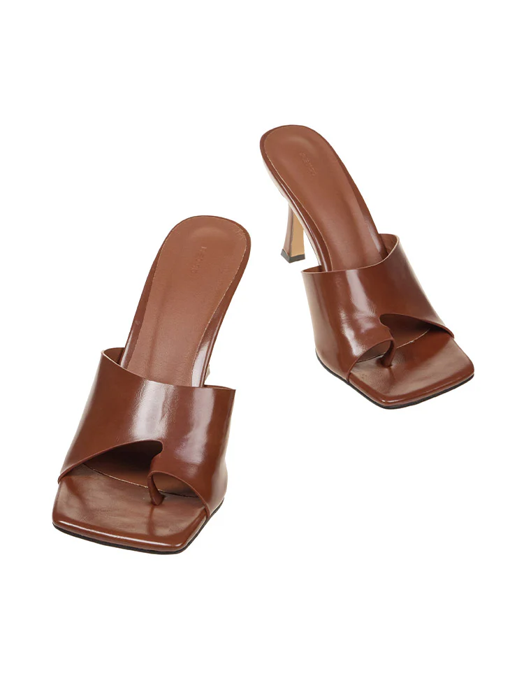 AR-3571 Square Toe High Heel Mule