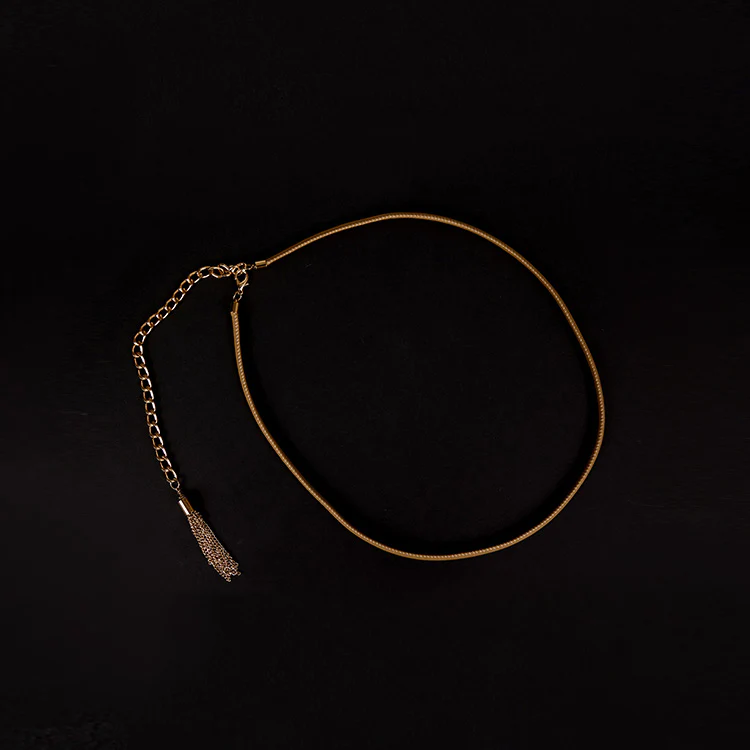 AT-552 Leather Chain Belt - Image 2