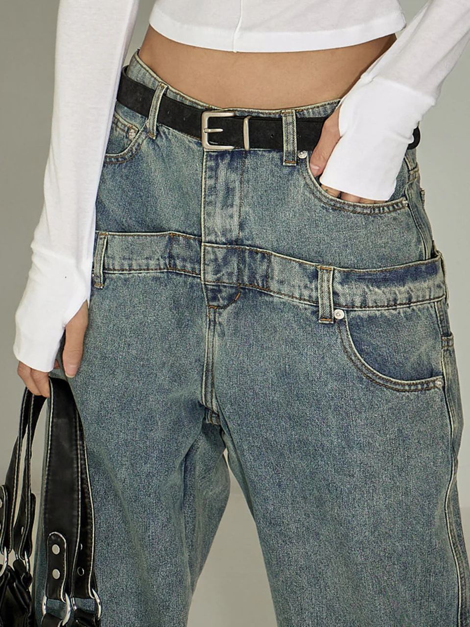 AT-560 Suede Square Belt