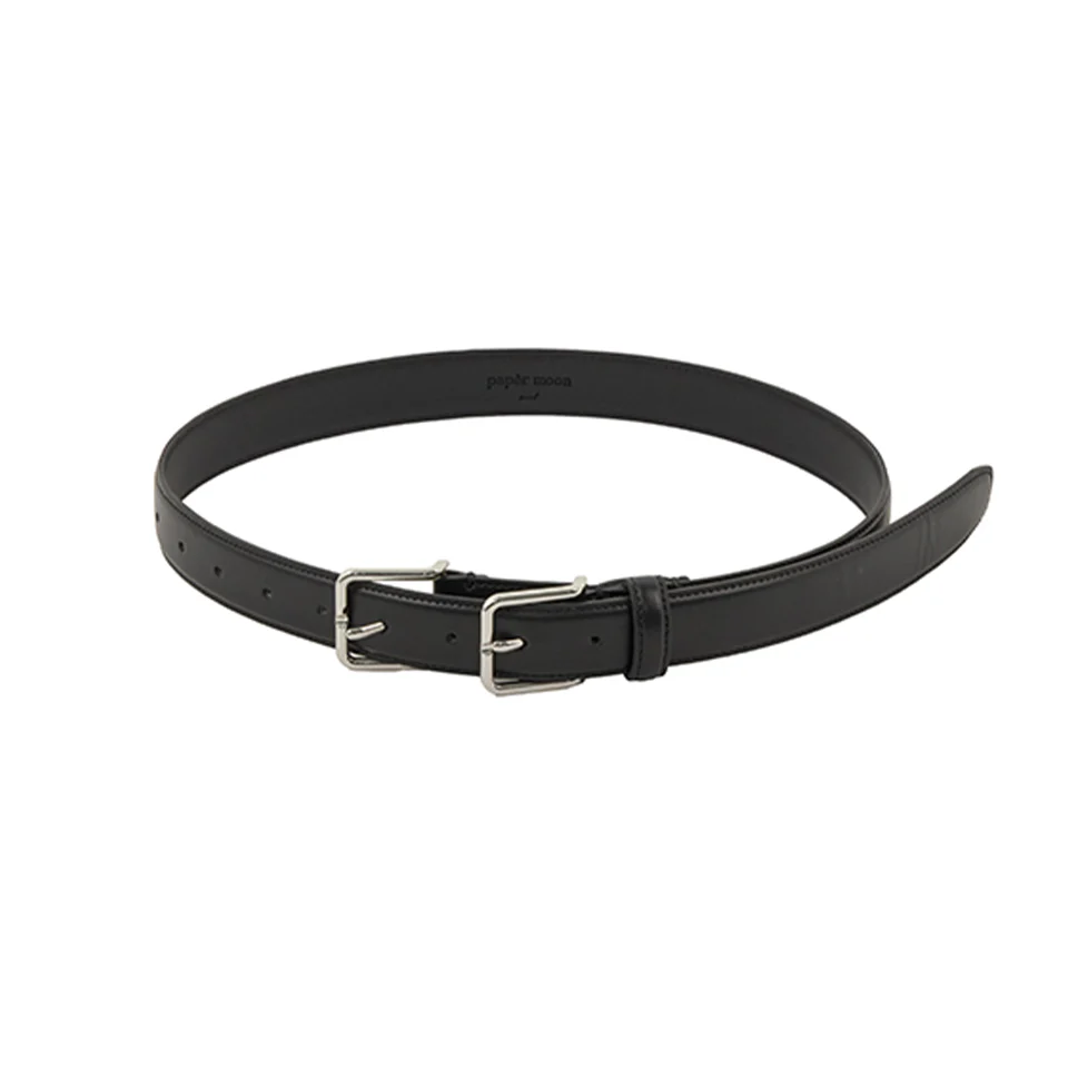 AT-622 Double Buckle Leather Belt - Image 2