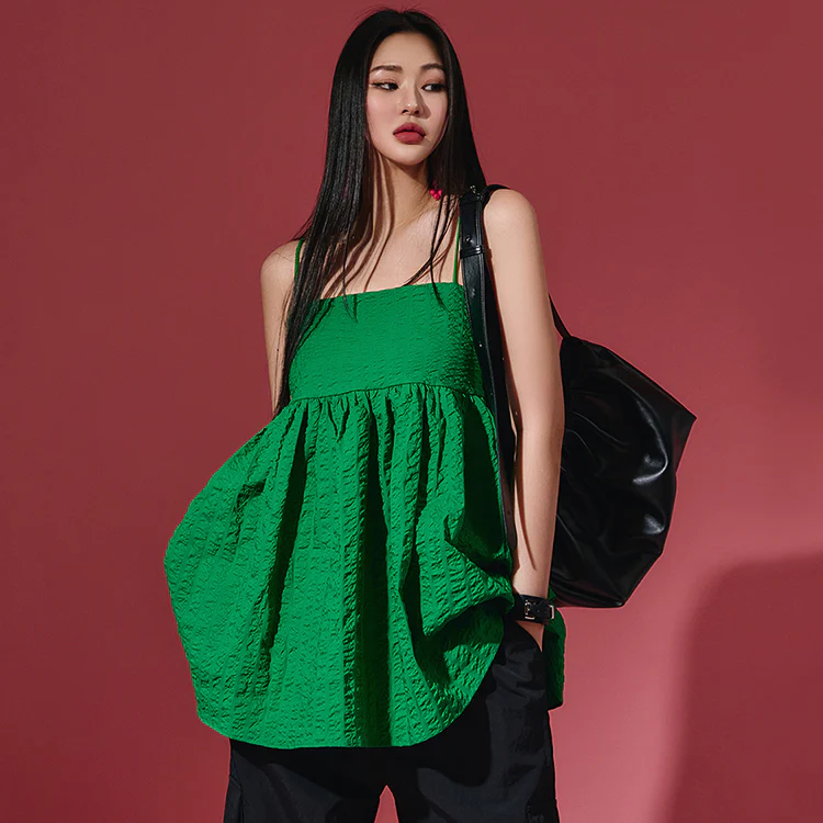 B2814 Frill Sleeveless Top - Image 2