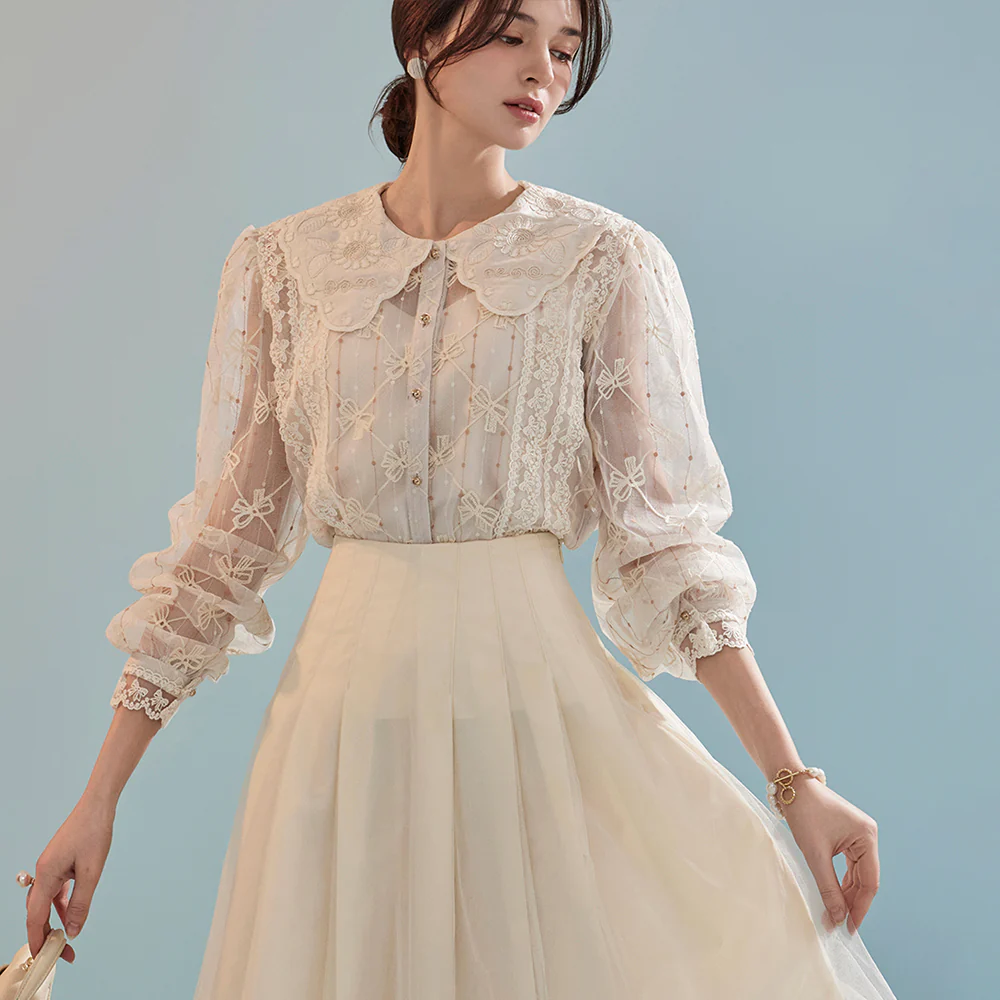 B2940 Lace Blouse - Image 2