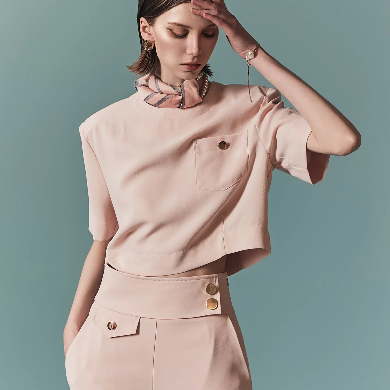 B2946 Button Blouse - Image 2