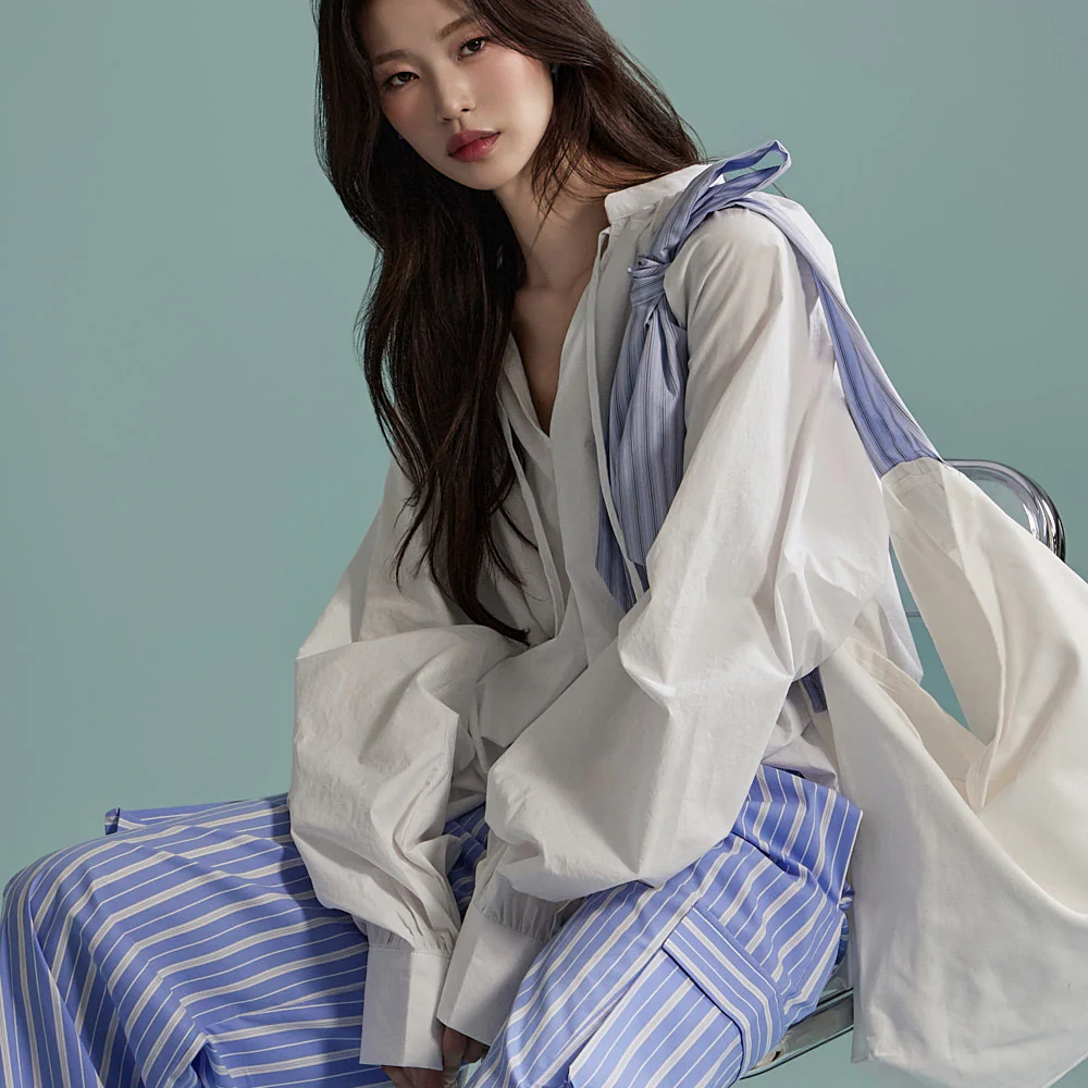 B2954 Shirring Blouse - Image 2
