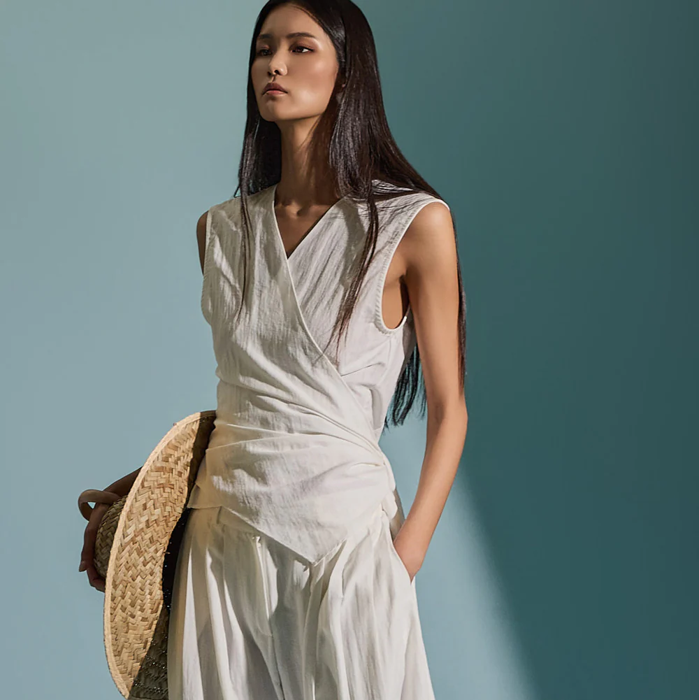 B2984 Wrap Blouse - Image 2