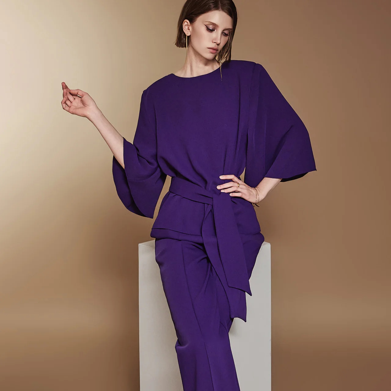 B3002 Blouse with Strap - Image 2