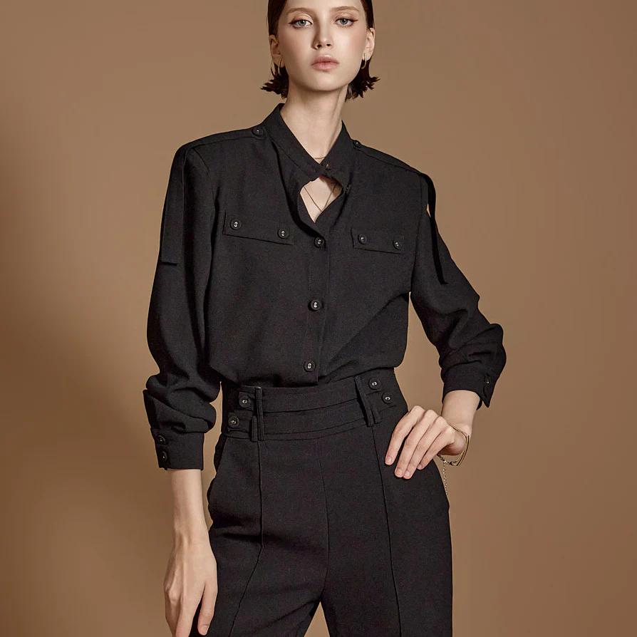 B3009 Button Blouse - Image 2