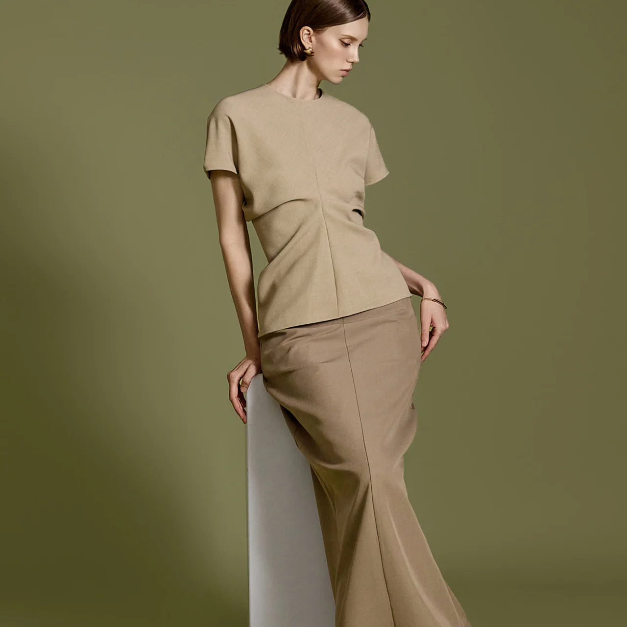 B3010 Pintuck Blouse - Image 2