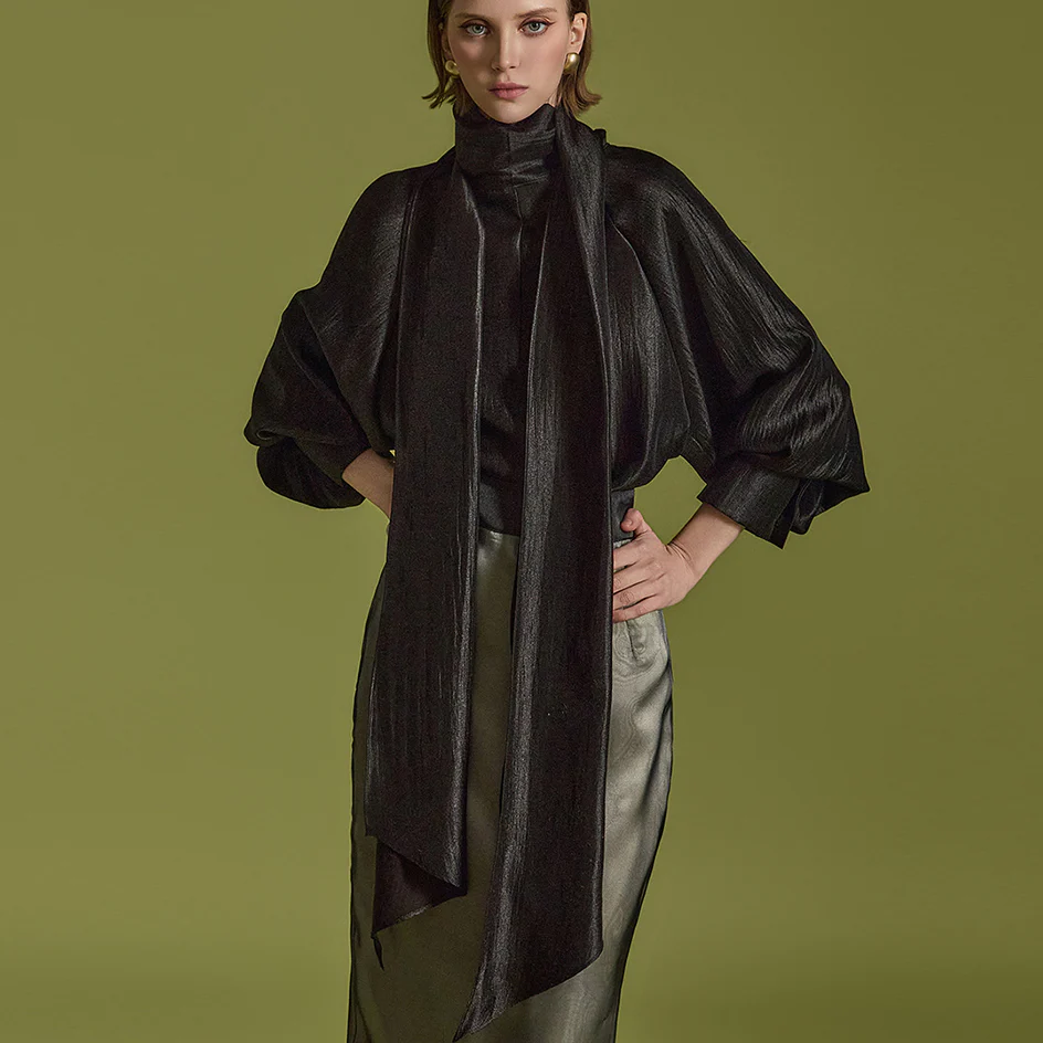 B3025 Scarf Blouse - Image 2