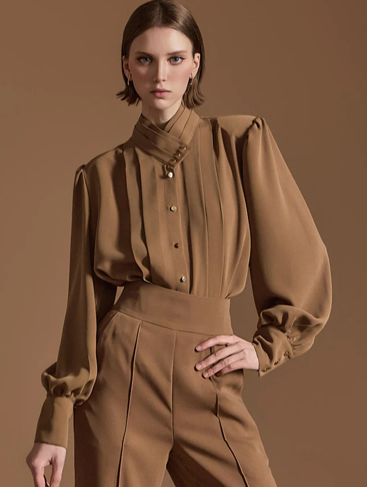 B3031 Pintuck Blouse