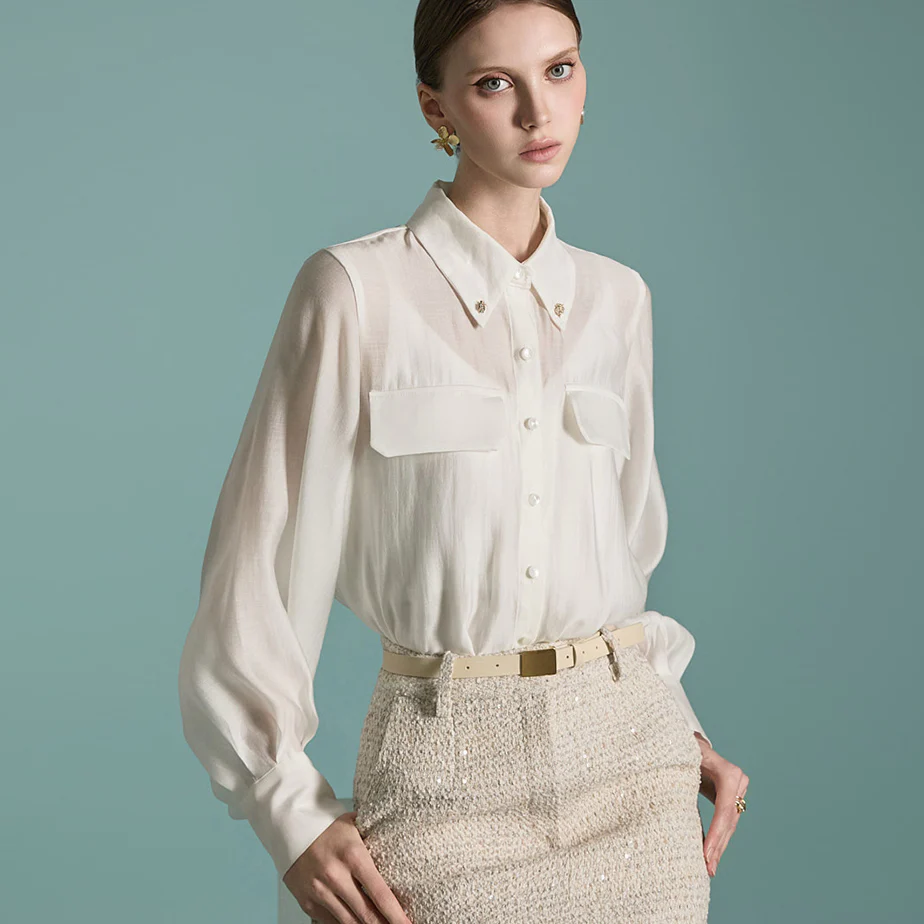 B3032 Button Blouse - Image 2