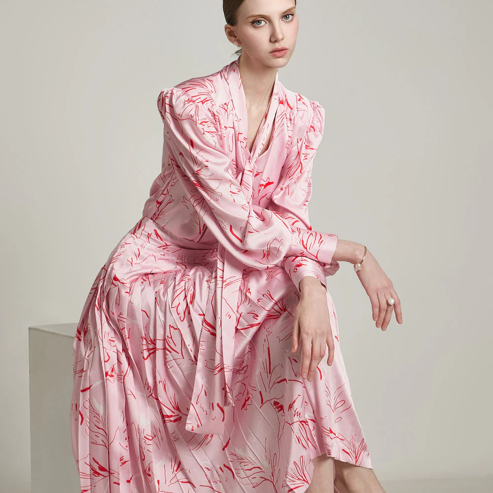 B3041 Scarf Blouse - Image 2